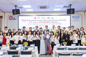 DỰ ÁN KINH DOANH TIÊU BIỂU CỦA SINH VIÊN VIỆN VJCC: ĐIỂM NHẤN VỀ KẾT NỐI TRI THỨC VÀ ỨNG DỤNG THỰC TIỄN TẠI NGÀY HỘI KẾT NỐI VIỆC LÀM VÀ PHÁT TRIỂN SỰ NGHIỆP V.J.C.C PAVILION 2025